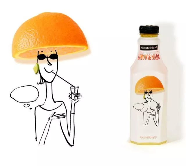 Serge为美汁源产品Lemond & Nada创作的广告